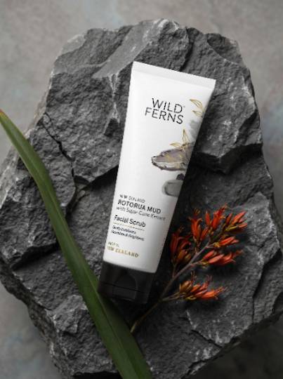 Wild Ferns Rotorua Mud Facial Scrub 80ml